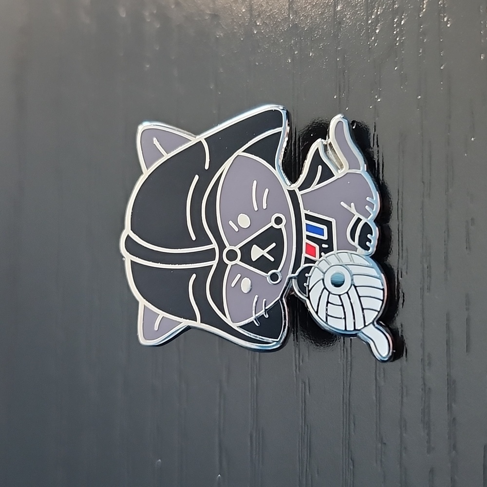 Darth Vader Kitty Cat Inspired Pin